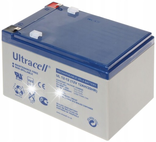Аккумулятор agm ultracell uxl 12 в 28 ач