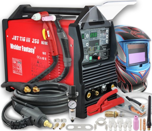 Плазмовий зварювальний апарат JET TIG III 250 AC / DC Mask 3035