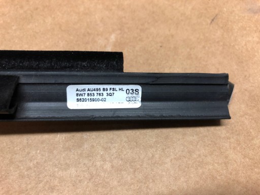 AUDI A5 8W7 CABRIO moulding chrome left 8W7853763