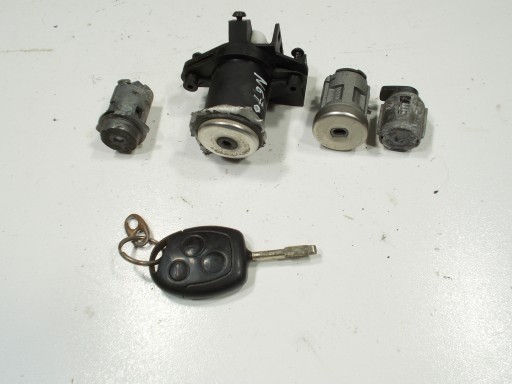 KOMPLET vložek ZAMKI zapalování klíč FORD FIESTA MK5 MKV