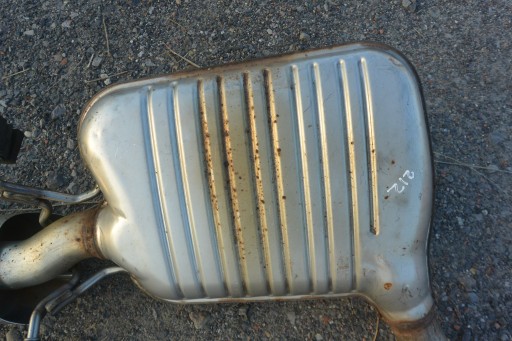 TLUMIK KONCOWY exhaust pipe MERCEDES-BENZ E-KLASA W212 2.2 CDI