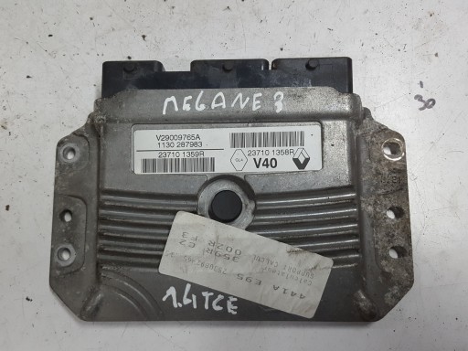Renault megane 3 iii 08-12 1.4 tce комп'ютерний контролер двигуна 237101359r