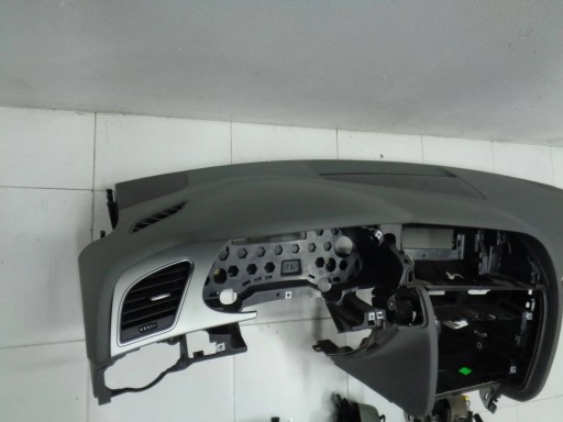 AUDI A4 B8 8K 08r-dashboard gray airbags airbag tension belts KOMPLET EUROPA