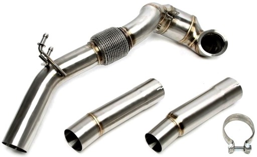 06VW012 - SKODA OCTAVIA III 5E Rs Downpipe kat та TECHNIX