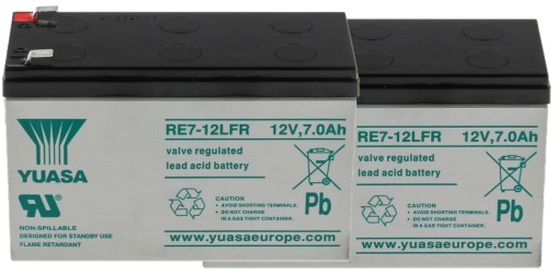 Apcrbc60 rbc 60 #60 аккумуляторная батарея yuasa ups apc 2x re7-12lfr 12v 7ah