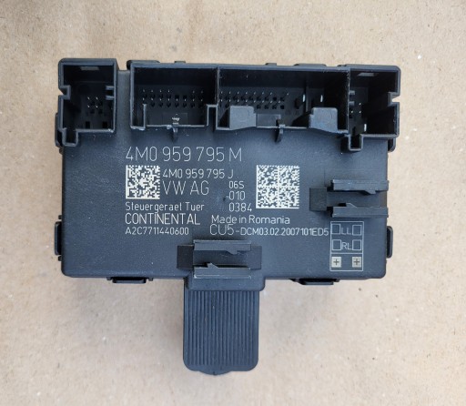 4M0959795M 4M0959795J - Модуль контролера дверей правий лівий задній audi a4 b9 8w a5 f5a sb 8w8 oe eu