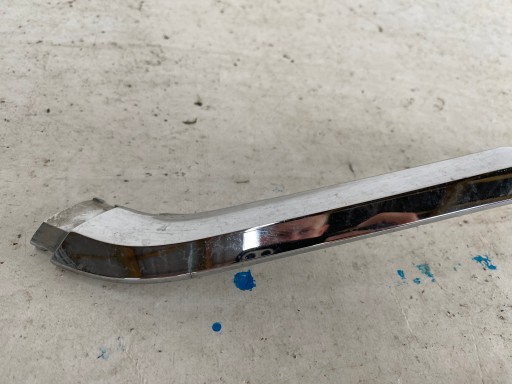 VW T-ROC 2GA 17- CHROM moulding of a bumper left front 2GA853711B