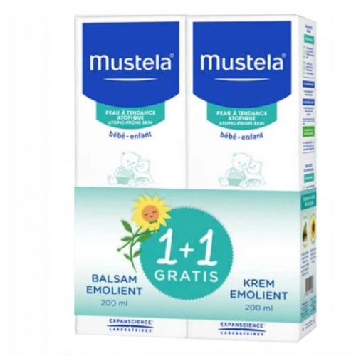 Косметичний набір Mustela бласам і крем 2х200 мл