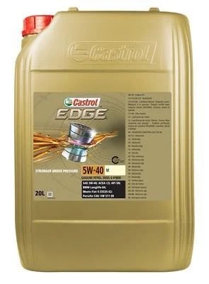 CASTROL OIL 5W40 20L EDGE M/C3/SN/