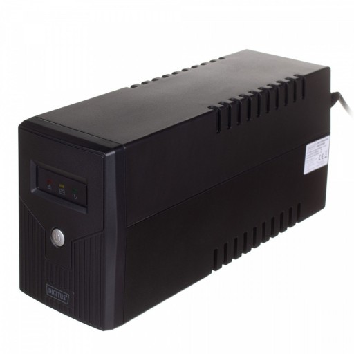 2× джерело безперебійного живлення ups digitus line-interactive 800va/480w 12v/9ah 2xschuko