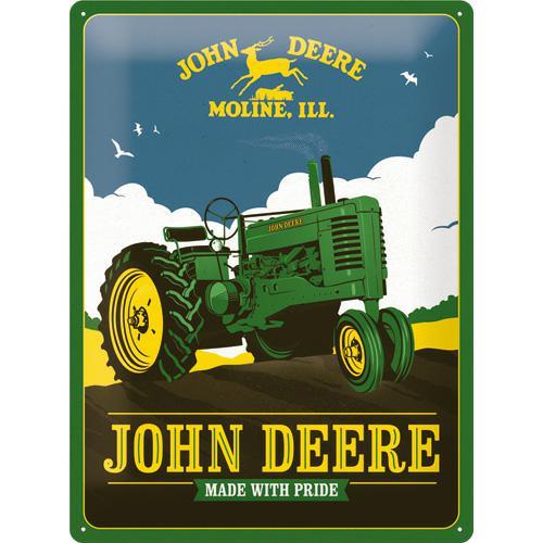23275 - Табличка вывеска JOHN DEERE США металл 30x40