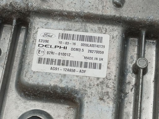 Ford Mondeo MK4 Computer Bedienteil DES MOTORS AG91-12A650-ADF