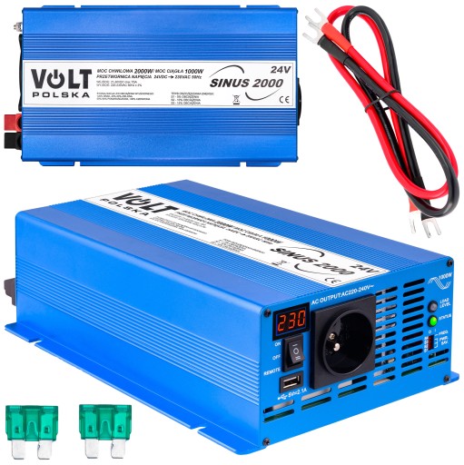 ІНВЕРТОР НАПРУГИ VOLT SINUS ECO 2000W 24/230V