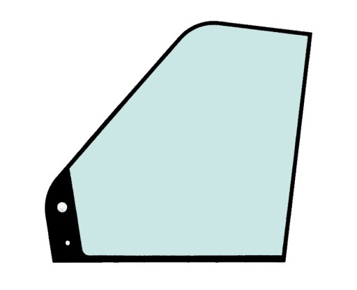 G3586 - СТЕКЛО ДВЕРИ ЛЕВАЯ СТОРОНА ШЕЛКОГРАФИЯ DOOSAN DA30-7