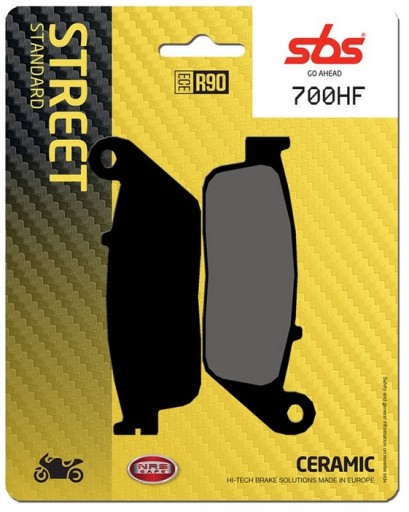 700HF - КОЛОДКИ ШИНКИ ПЕРЕДНІ SBS HONDA CBR 650 F 2014-2018