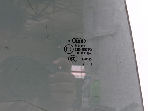window door right rear part right rear AUDI A7 S7 4G LIFT AS3 2014