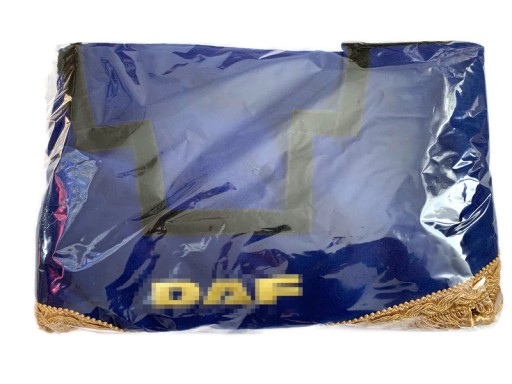 ДЕКОРАТИВНА ПОПЕРЕЧНА БАРКА З GPS DAF, синьо-золота