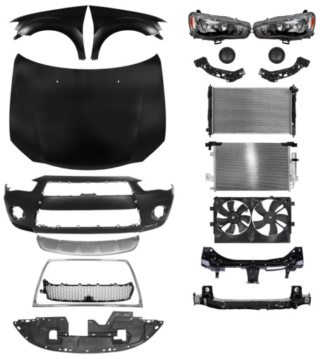 4417 - Mitsubishi Outlander 09-12 Капот Бампер Крило