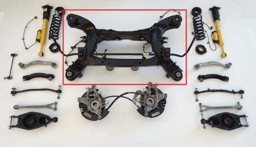 NT-CH15-SRT - 2015-2023 challenger 6.4 srt салазки задняя задняя балка коляски