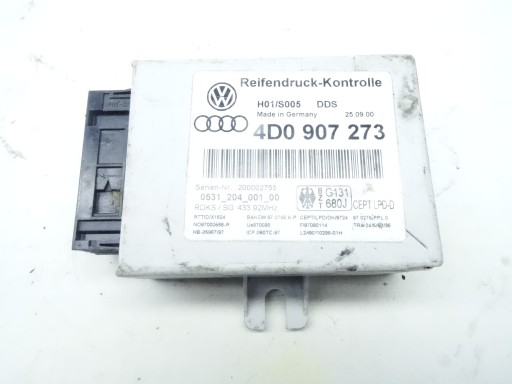 4D0907273 - AUDI A6 C5 A8 D2 модуль давления в шинах