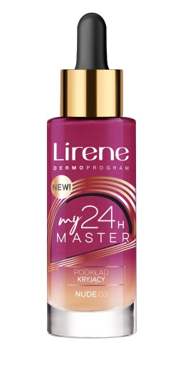 Pleťová podložka fluid vysoko krycí Nude 03 My master Lirene 30ml