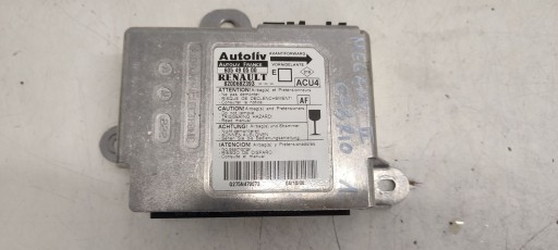 module airbag sensor of the airbags Renault Megane II Cabrio