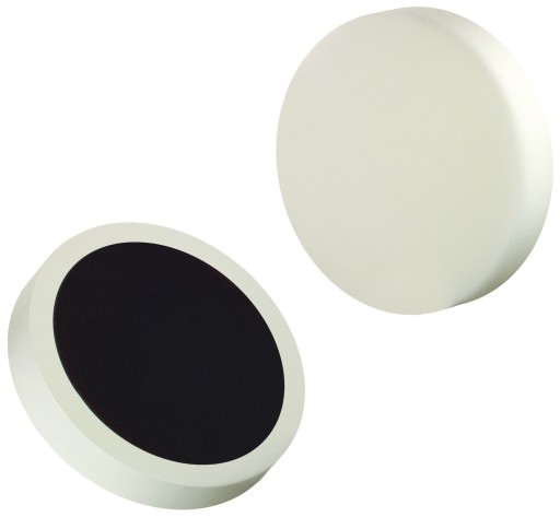 Губка для полірування BOLL на липучці 2,5 см-білий