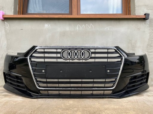 8W0807065GRU - Audi a4 b9 8w передній бампер ly9t штатний база без дірок до рестайлінгу познань