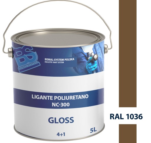 BEMAL MARINE PAINT - ПОЛІУРЕТАНОВИЙ ЛАК - 5L - RAL 1036
