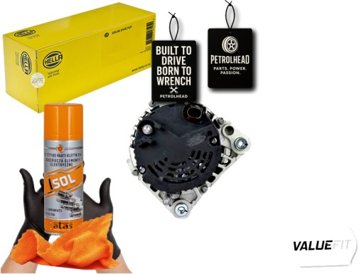 HEL8EL 012 - Генератор hella 8111119 8111122 9442130 9459093 #petrolhead pro+ kit4