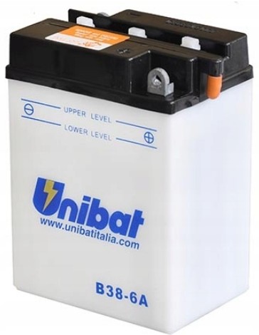 B380-6A - Акумулятор UNIBAT B38-6A 6V 13AH JAVA, JUNAK, SHL