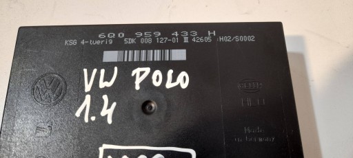 Volkswagen Polo IV 9N3 module / control unit komfortu 6Q0959433H (K69)