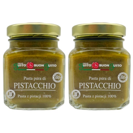 PISTÁCIOVÁ PASTA 100% 100G PISTÁCIOVÉ MASLO S PISTÁCIOU KRÉM GUSTO & BUON GU