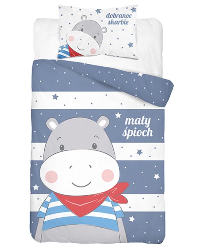 Комплект постільної білизни Detexpol 100 х 135 см сині відтінки