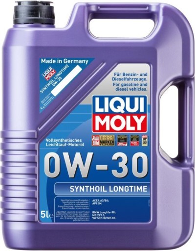 Моторна олива LIQUI MOLY SynthoilLongtime 0W30 5л