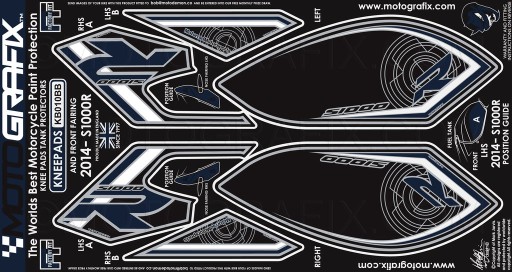 БОКОВОЙ И ПЕРЕДНИЙ ШПОН BMW S1000R 2014-2015