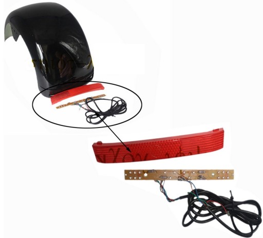 KINGWAYx51 - Светодиодный задний фонарь kpl CITYCOCO Hawk Bili Bily