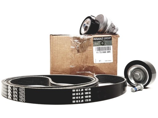 117206838R - OE RENAULT НАТЯГУВАЧ + РЕМІНЬ DACIA LODGY 1.6