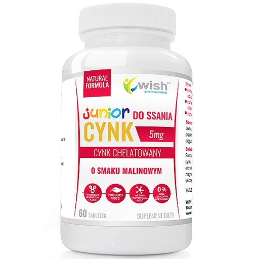 Wish Pharmaceutical ZINOK NA SANIE 5mg JUNIOR 60 tabliet