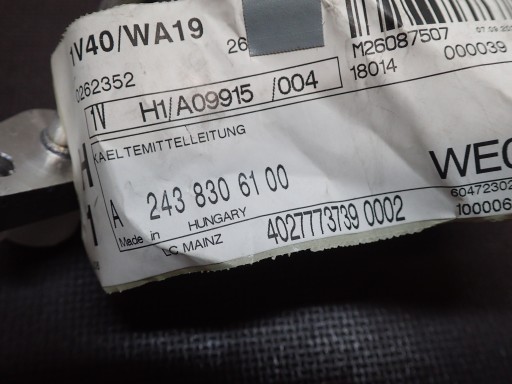 cső klíma MERCEDES W243 A2438306100