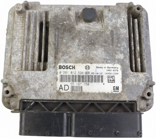 OPEL VECTRA C modul bedienteil des motors 1.9 CDTI 55197150 0281012534