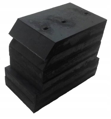 303-710-000012 - Гумовий відвал для плуга правий PRONAR 330X200X50 mm