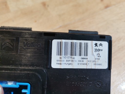 module of the air conditioning CITROEN C4 CACTUS PEUGEOT 308 II 9678007680
