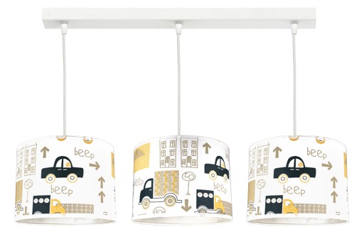 Білий стельовий світильник JasnoCiemno E27