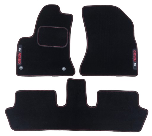 C4 Пикассо 2006-2013 автомобильные коврики + вышивка