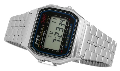 HODINKY CASIO A159WA RETRO AKO DARČEK VINTAGE UNISEX + PLECHOVKA