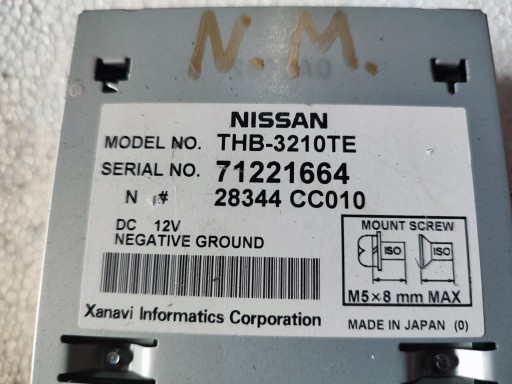 NISSAN MURANO Z50 module navigation devices 28344CC010