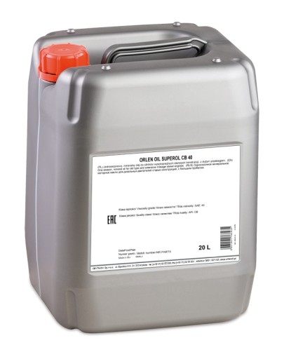 Масло Орлен Суперол СВ 40 - 20л