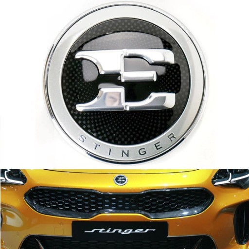 KIA STINGER Enginered by Excellence передняя эмблема