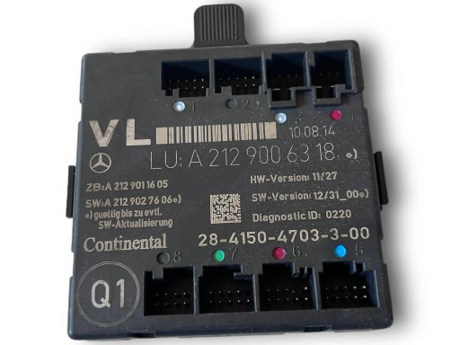 MERCEDES W212 control unit door 2129006318 @M